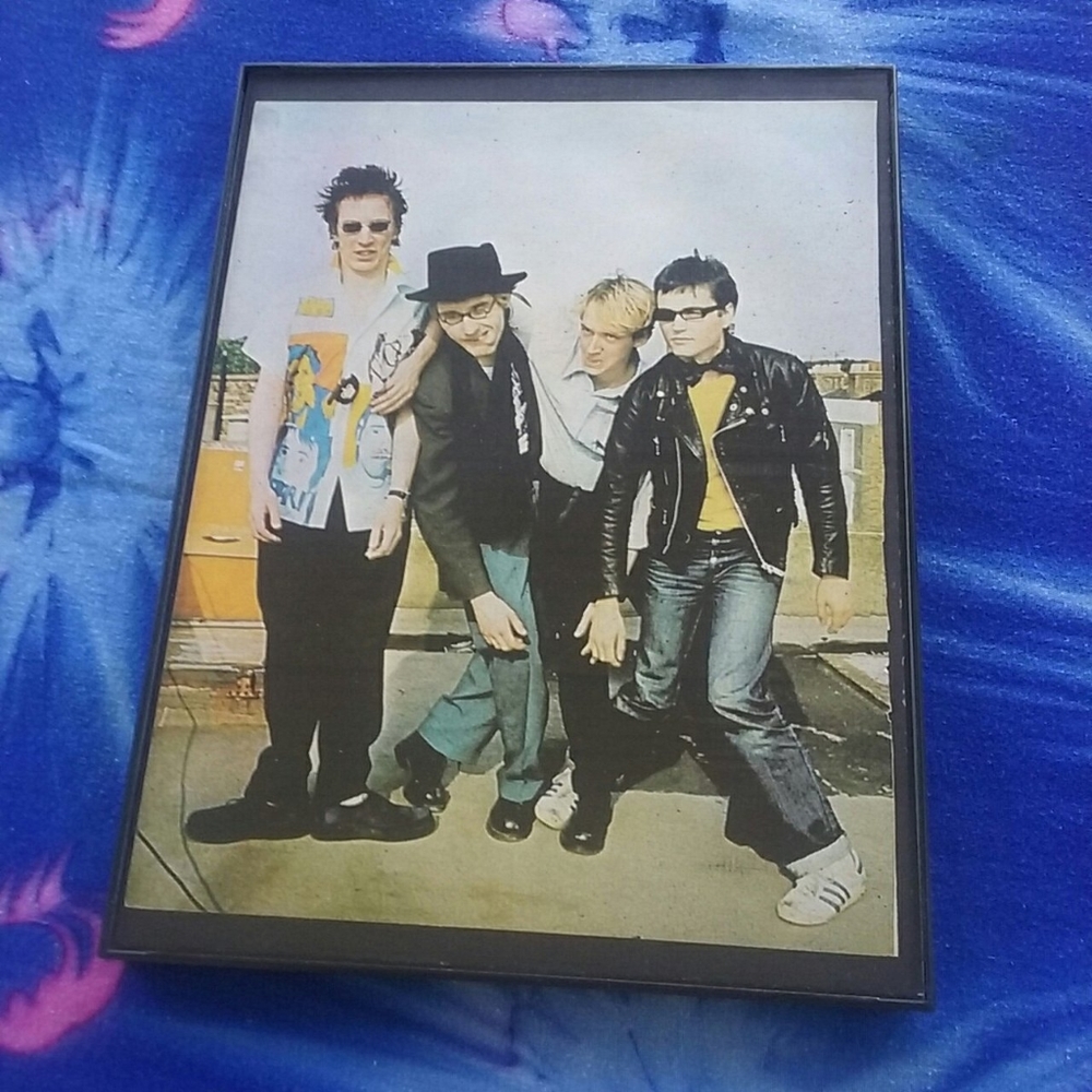 1970s Boomtown Rats Band Vintage European Promotional Vintage Wall Decor